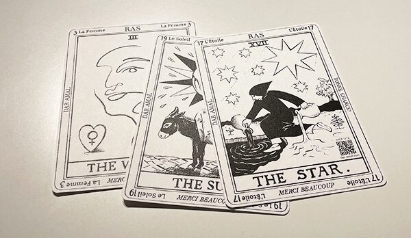 Ras tarot cards illustration